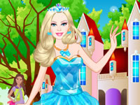 barbie princess charm school dress up games