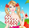 Barbie Strawberry Princess Dress Up