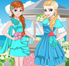 Elsa and Anna Bridemaids Dresses